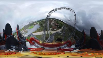360度体验 模拟过山车 VR4K视频