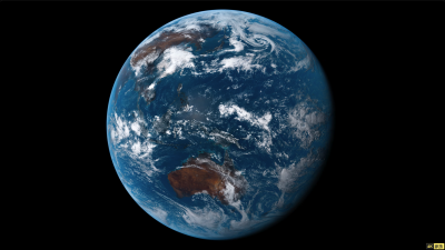 4K视频 超清60帧地球 太空视角  感觉有点恐怖