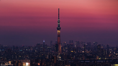 8K ULTRA 60fps HD 中的东京 世界第一大城市