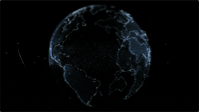 颗粒感 地球模型4K视频素材